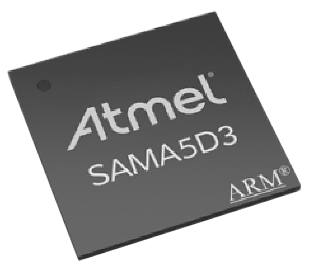 Microchip ATSAMA5D31A-CU, 32 bit ARM Cortex A5, SAMA5D3 Microcontroller, 536 MHz, 160kB FLASH, 324-Pin LFBGA