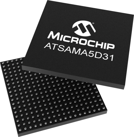 Microchip ATSAMA5D31A-CUR ARM Cortex A5 Microprocessor SAMA5D3 32 bit ARM 500 MHz 324-Pin LFBGA