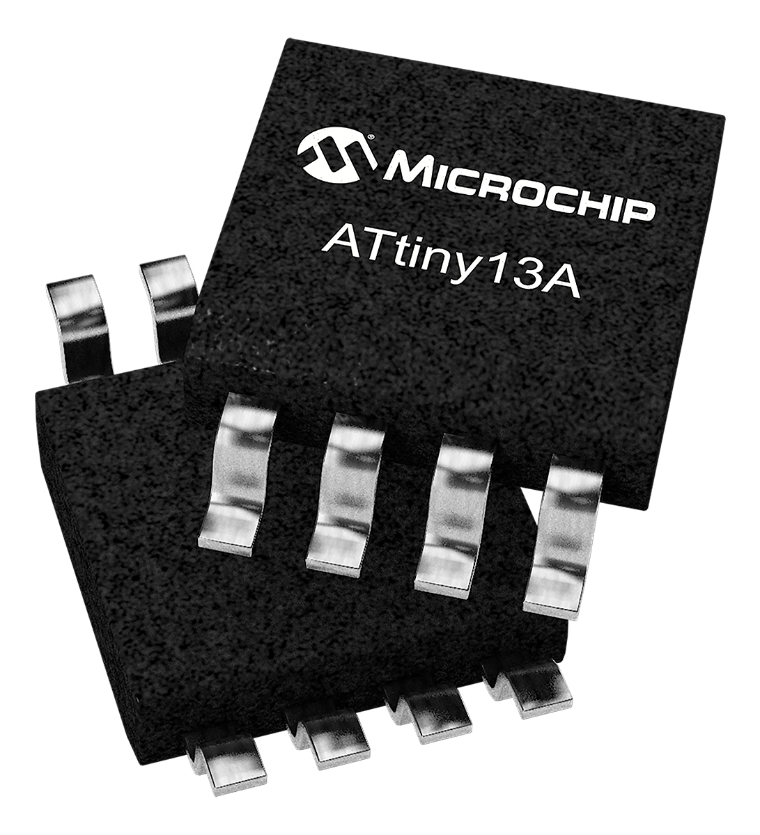 Microchip ATTINY13-20SU, 8 bit AVR, ATTINY13 Microcontroller, 20 MHz, 1kB FLASH, 8-Pin SOIC