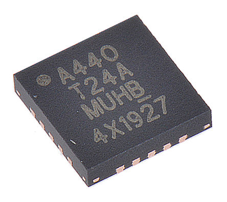 Microchip ATTINY24A-MU, 8 bit AVR, tinyAVR Microcontroller, 20 MHz, 2kB FLASH, 20-Pin QFN