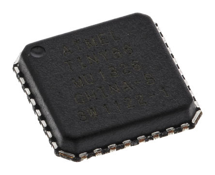 Microchip ATTINY88-MU, 8 bit AVR, ATTINY88 Microcontroller, 12 MHz, 8kB FLASH, 32-Pin QFN