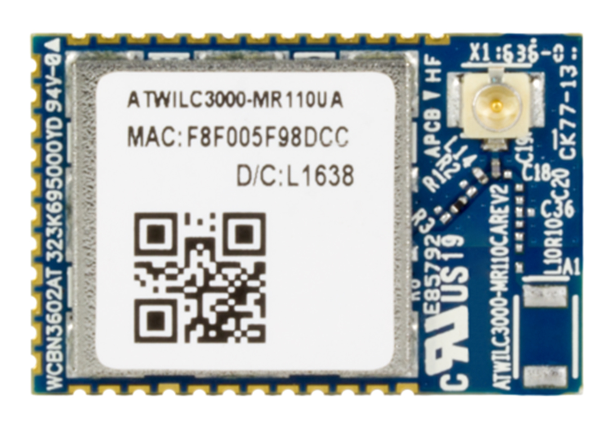 Microchip ATWILC3000-MR110CA 3.6 V WiFi Module, IEEE 802.11 b/g/n