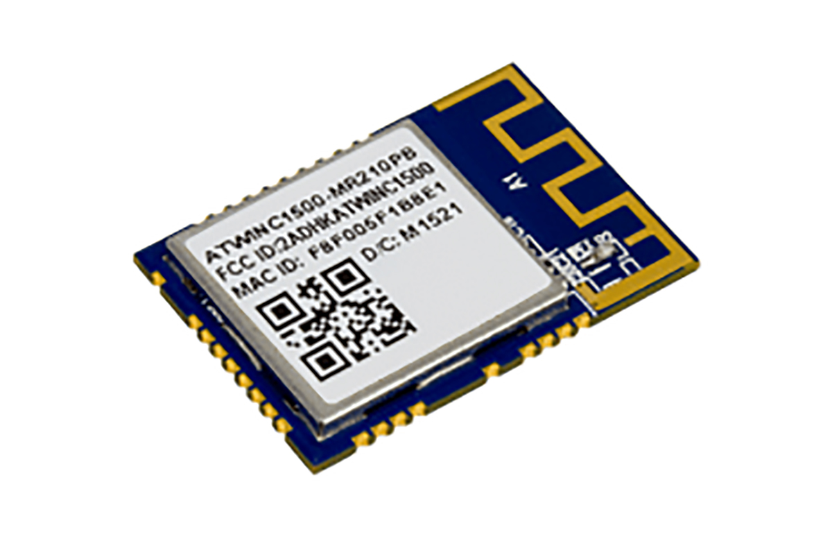 Microchip ATWINC15x0-MR210xB IEEE 802.11 b/g/n SmartConnect IoT Module ATWINC15x0 WiFi 2.472 GHz ATWINC1510-MR210UB1961