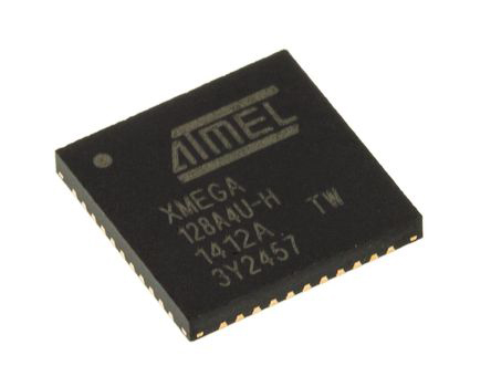 Microchip ATXMEGA128A4U-MH, 16 bit AVR, ATXMEGA128A4U Microcontroller, 32 MHz, 128kB FLASH, 44-Pin VQFN