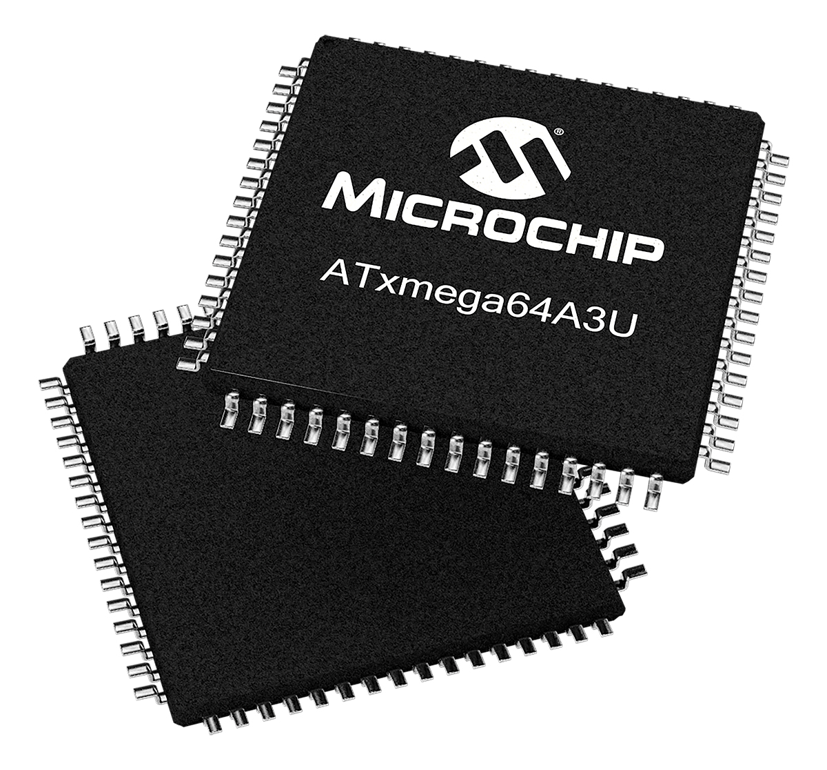 Microchip ATXMEGA64A3U-AU, 16 bit AVR, ATxmega64A3U Microcontroller, 32 MHz, 64kB FLASH, 64-Pin TQFP