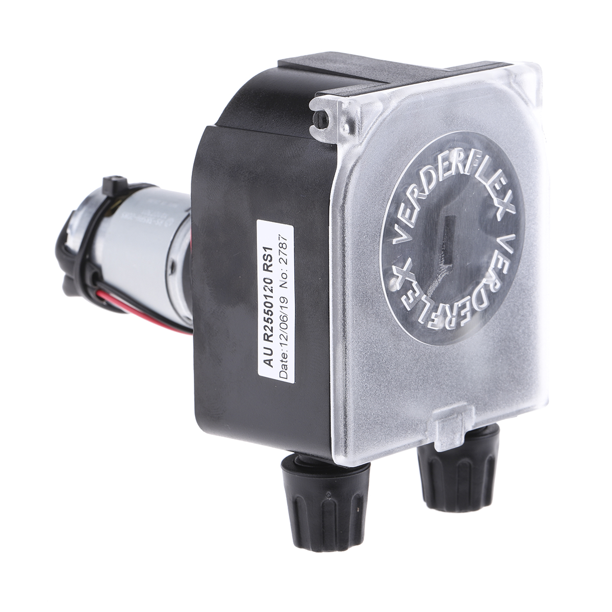 Verderflex Peristaltic Electric Positive Displacement Pump, 0.24L/min, 1 bar, 12V dc