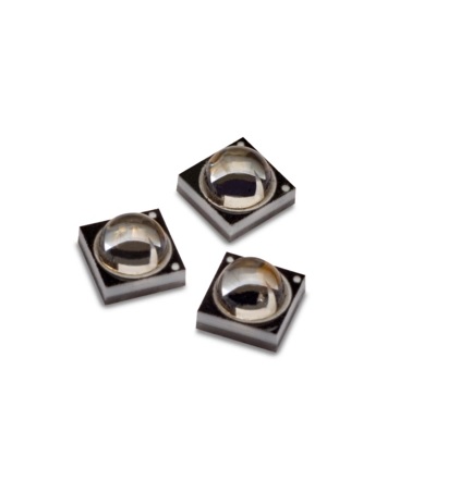 AUV3-SQ32-0RT0K Broadcom AUV3 Series 1-LEDs UV LED 365 nm 1020 mW 35 °, 2-Pin Surface package