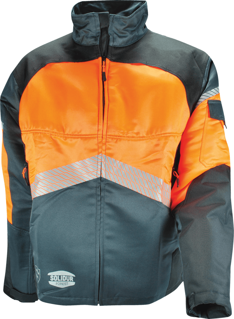Solidur AUVE 2 Grey, Orange Jacket Zip, M 1 EA