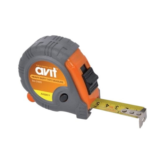 Avit AV020 5 m Tape Measure, Imperial, Metric