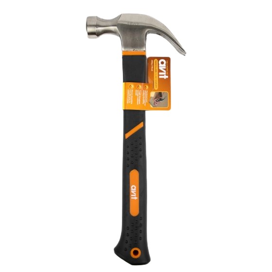Avit Claw Hammer with Fibreglass Handle, 16 oz
