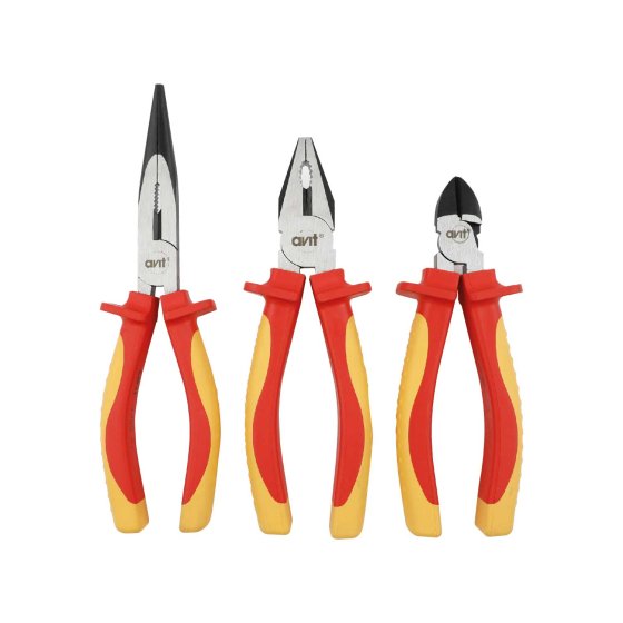 Avit AV06051 3-Piece Insulated Plier Set