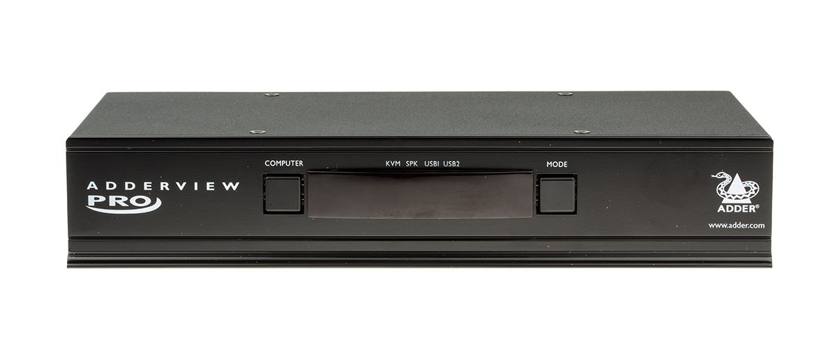 Adder 4 Port 1 Displays USB DVI KVM Switch 3.5mm Stereo Female (3 Position) 2048 x 1080 pixel Maximum Resolution