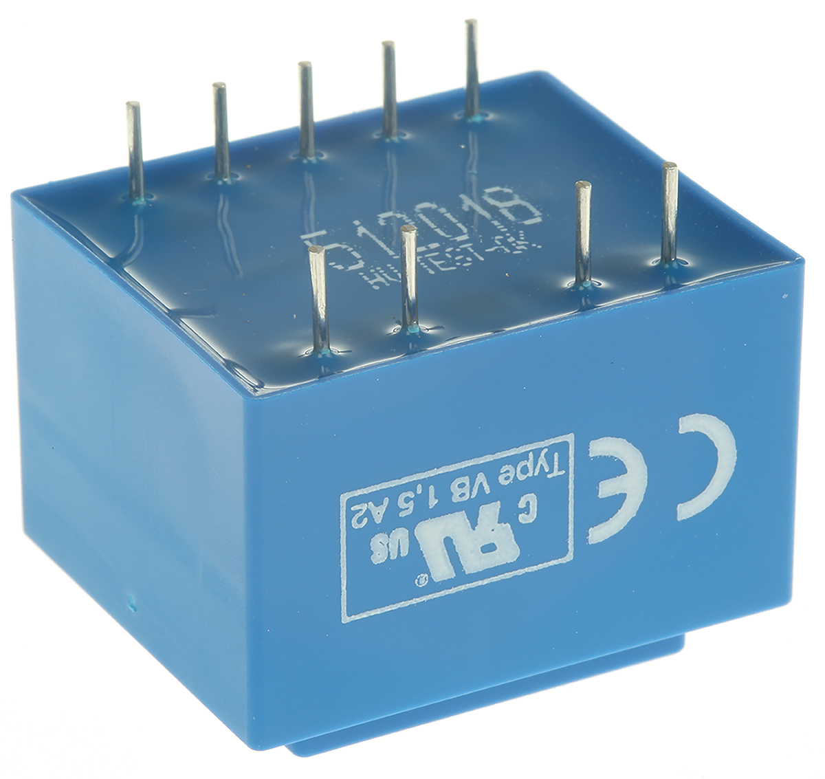 avb1529 Block 9 V ac 2 Output Pin PCB Transformer, C-UL-US, ENEC 10 (VDE) 1.5 VA