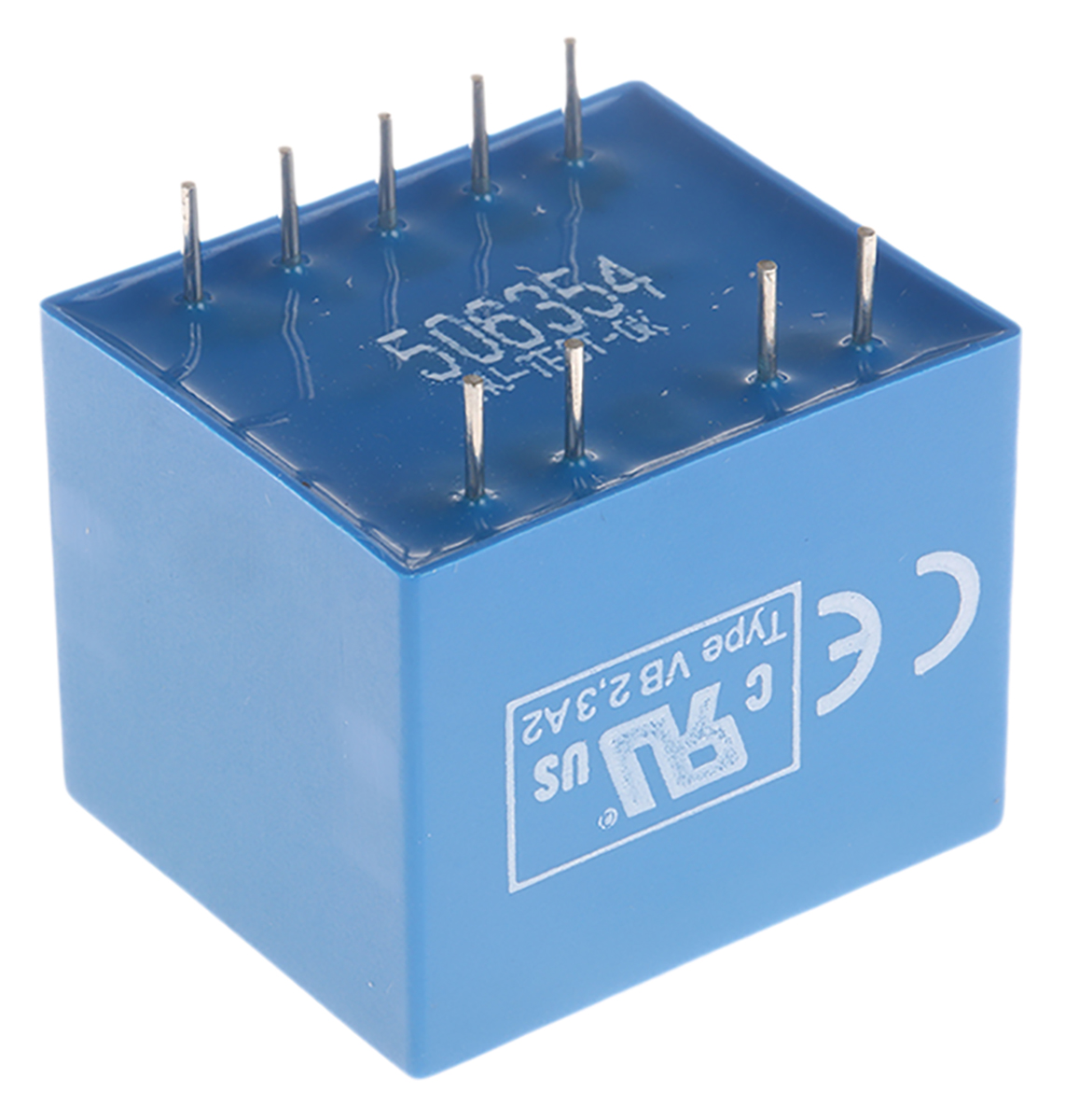 avb23215 Block 15 V ac 2 Output Through Hole PCB Transformer, UL 2.3 VA