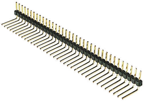ASSMANN WSW AW140 Series Right Angle Through Hole Pin Header, 36 Contact(s), 2.54 mm Pitch, 1 Row, Unshrouded