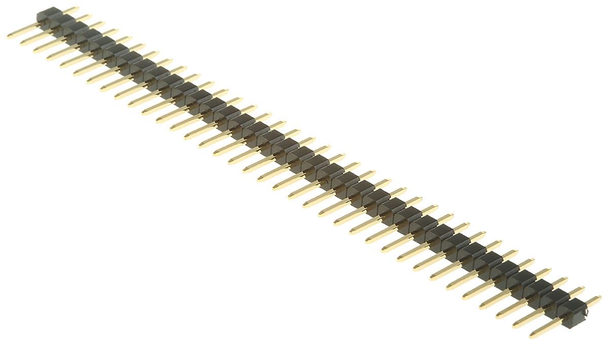 ASSMANN WSW AW140 Series Straight Through Hole Pin Header, 36 Contact(s), 2.54 mm Pitch, 1 Row, Unshrouded