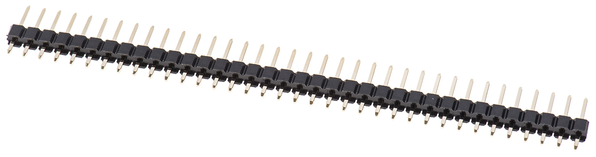 aw140-eg-g36d ASSMANN WSW AW140 Series Straight Through Hole Pin Header, 36 Contact(s), 2.54 mm Pitch, 1 Row, Unshrouded