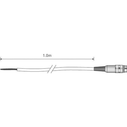 Comark NO2 Flexible wire thermistor Flexible wire Air Probe Temperature Probe, 70 °C Max