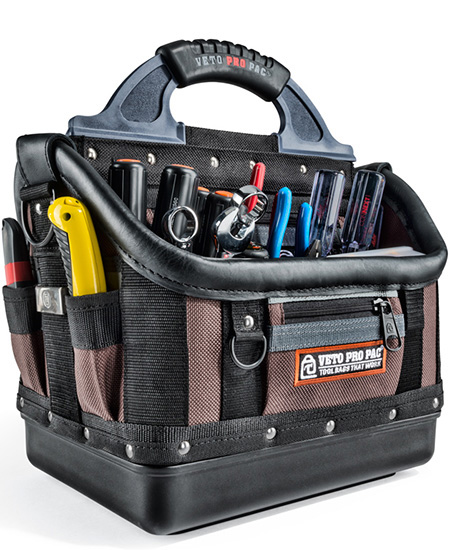 Veto Pro Pac Polypropylene Tool Bag with Shoulder Strap 12 in x 16in x 12 in