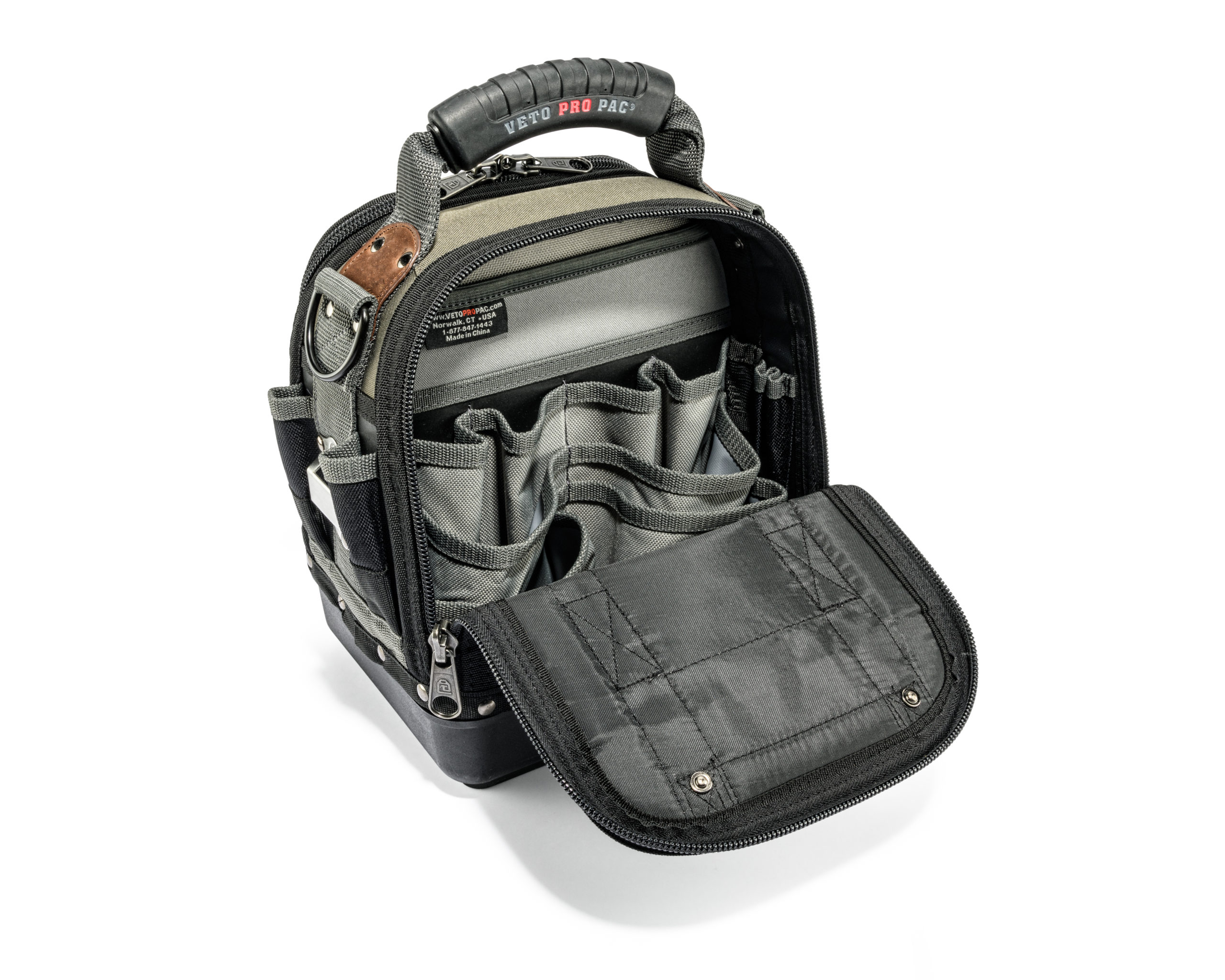 ax3516 Veto Pro Pac Nylon Backpack with Shoulder Strap 8.5 in x 12in x 12.5 in