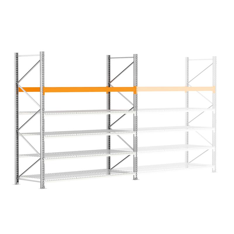 Manorga Galvanised Sheet Steel Shelving System, 3000 mm x 3000mm, 1100 mm, 1000 kg Load