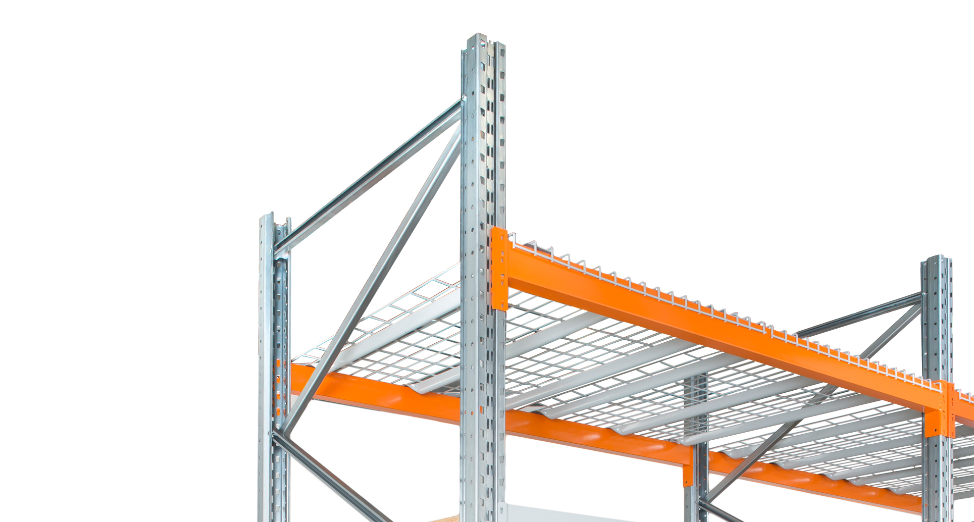 axzplateaufil2200 Manorga Steel Galvanised Storage Racking, 1100 mm x 1100 mm