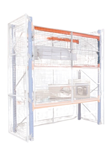 Manorga Galvanised Sheet Steel Shelving System, 8 m, 1100 mm, 1000 kg Load