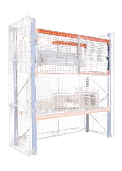 Manorga Galvanised Sheet Steel Shelving System, 8 m, 1100 mm, 1000 kg Load