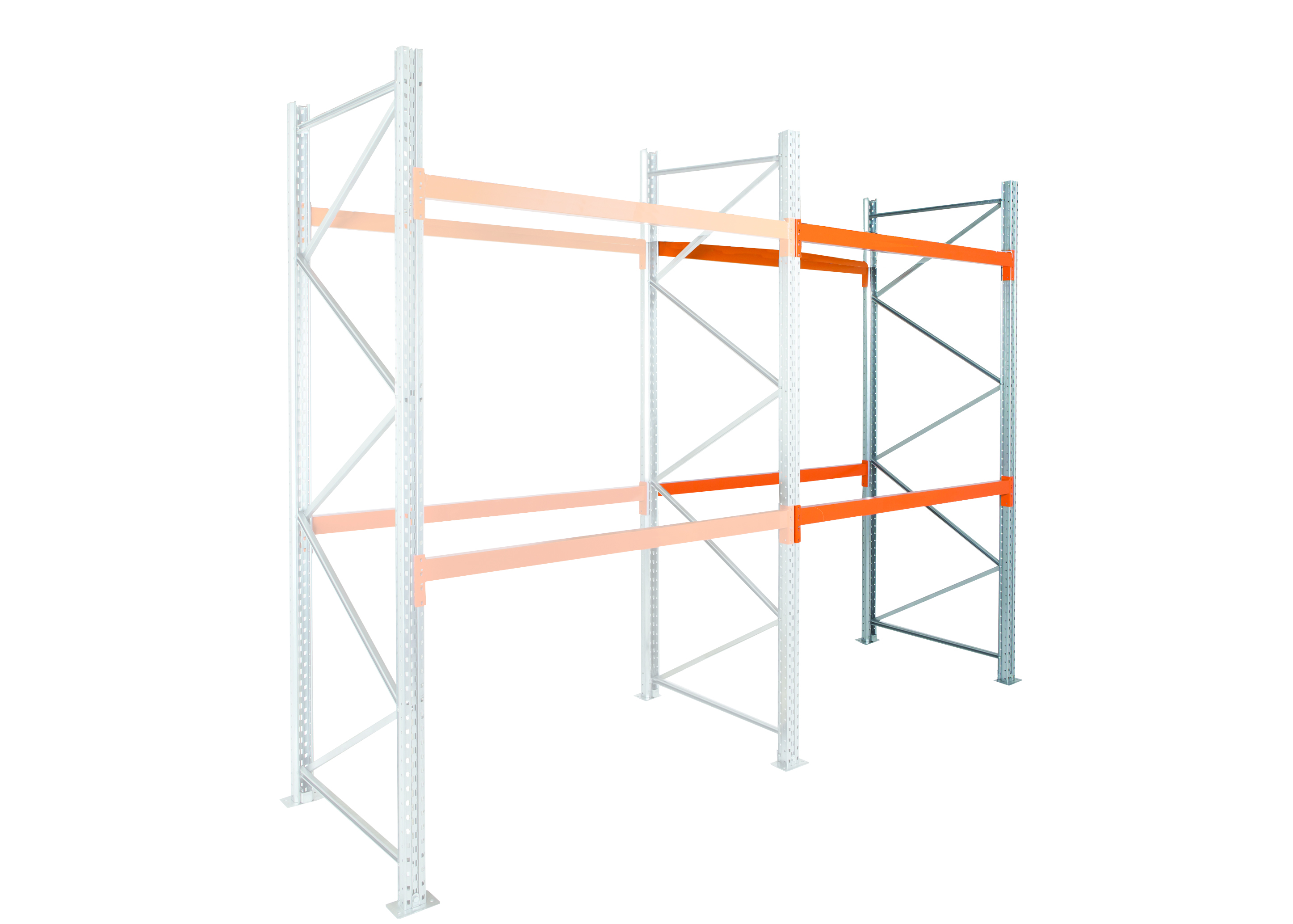 Manorga Steel Orange Storage Racking, 3000 mm x 1100 mm