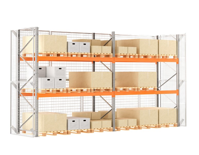 axzracksec3036d1s Manorga Galvanised Sheet Steel Shelving System, 300 mm x 300mm, 1100 mm, 1000 kg Load
