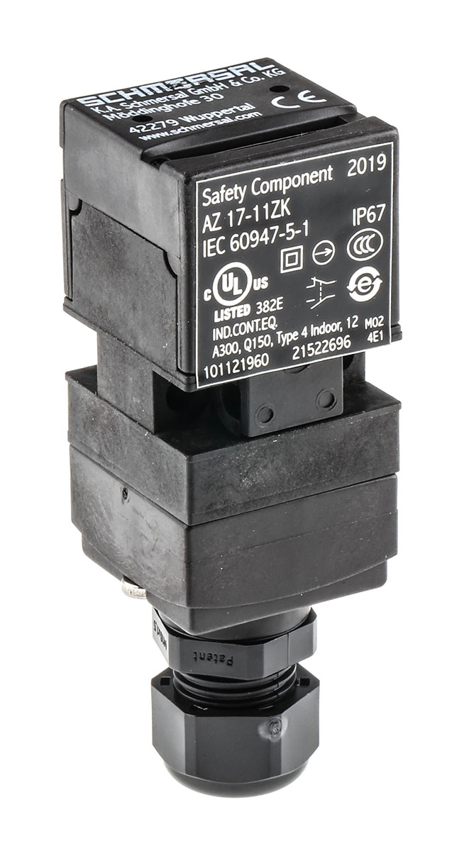 Schmersal AZ17 Safety Interlock Switch, Keyed, Fibreglass Reinforced Thermoplastic, Interlock