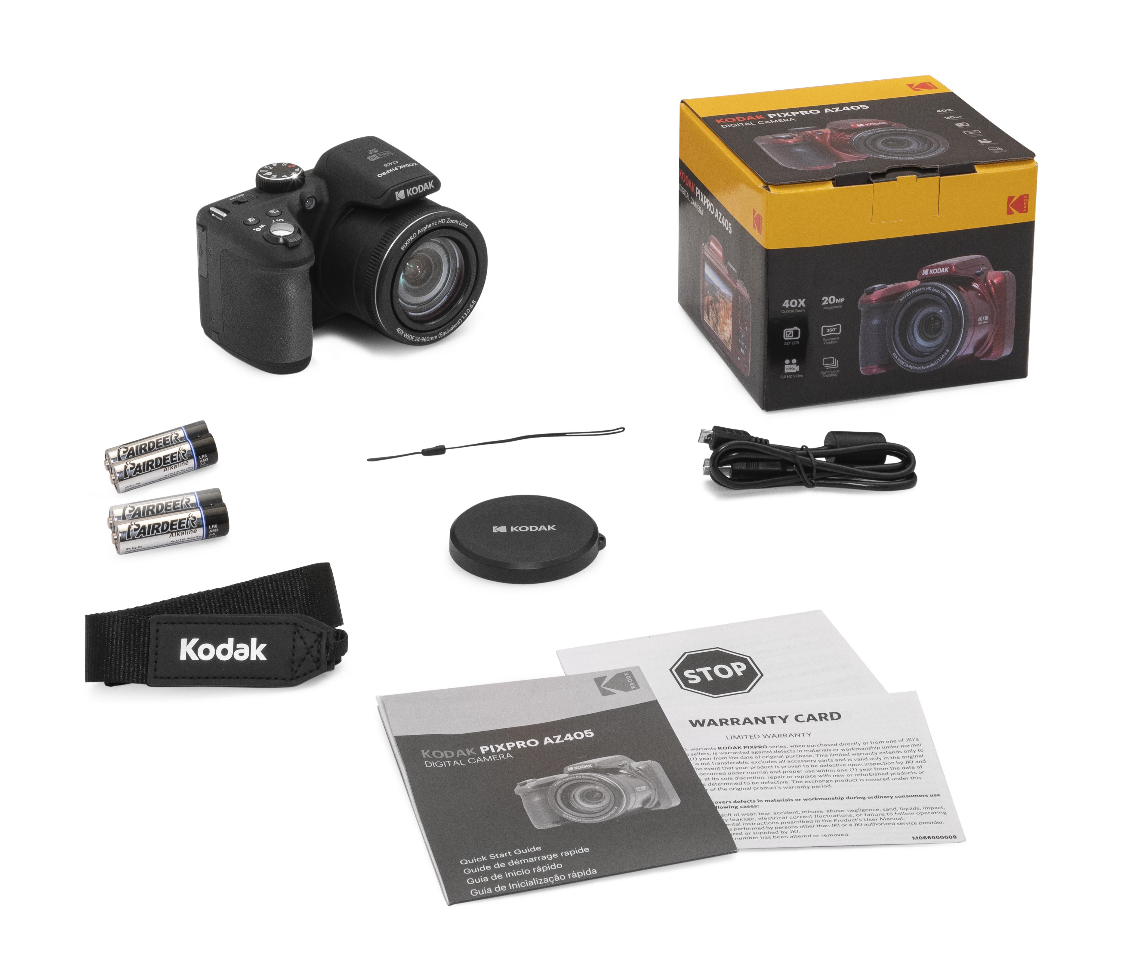 az405bk Kodak AZ405BK Video Digital Camera 20 MP