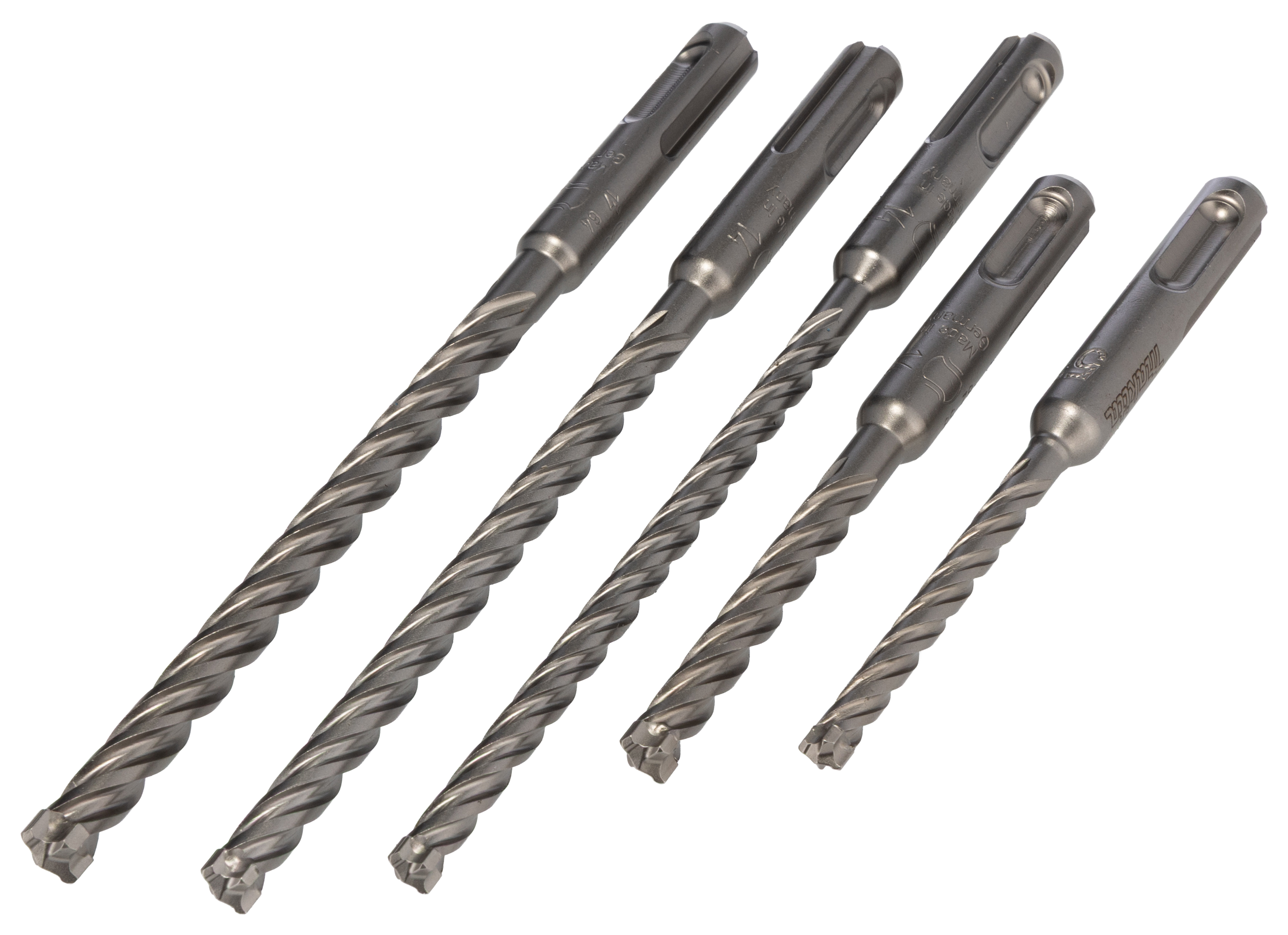 b-59003 Makita 5-Piece SDS Set for Masonry, 8 mm Max, 5.5 mm Min, Carbide Bits