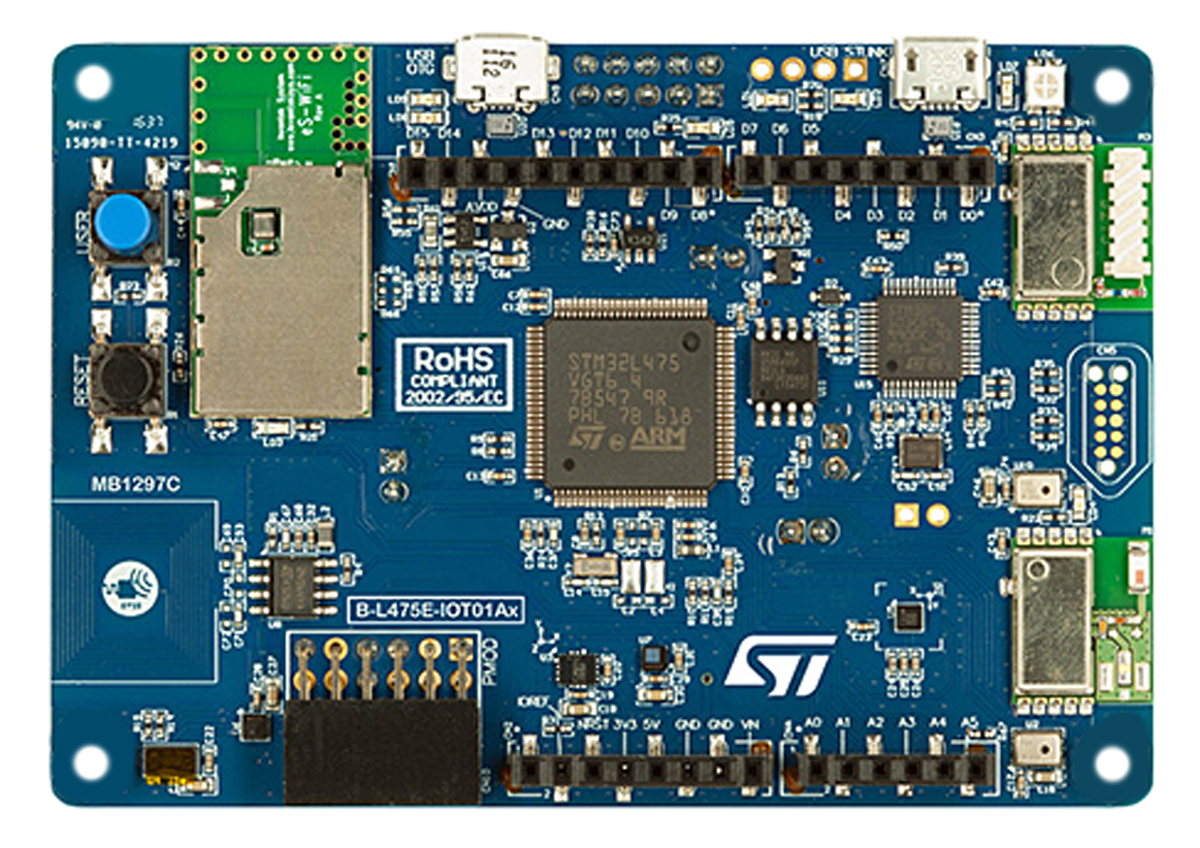 STMicroelectronics Discovery Node A1 STM32L475VG WiFi, Bluetooth Smart (BLE), RF Transceiver, NFC Development Kit for