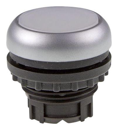 Eaton M22 Series, White Push Button Head, Momentary, 22.5mm Cutout