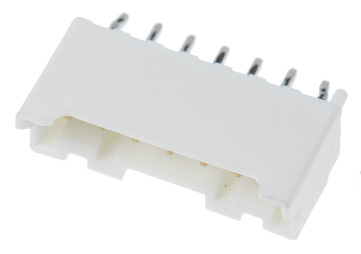 b07b-pask-1-lf-sn JST PA Series Straight Through Hole PCB Header, 7 Contact(s), 2 mm Pitch, 1 Row, Shrouded