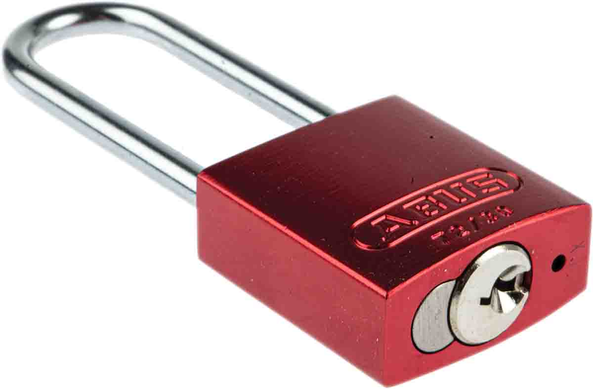 1808 ABUS Red Aluminium, Steel