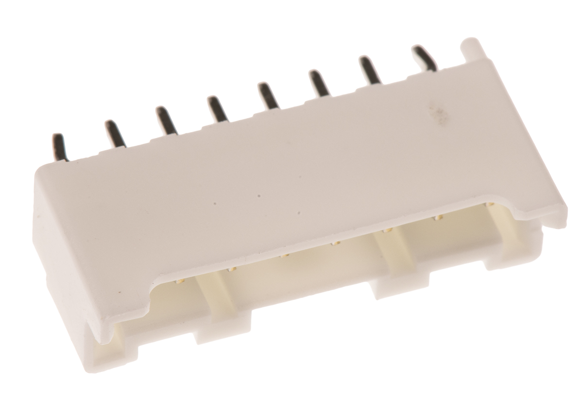 b08b-pask-1-lf-sn JST PA Series Straight Through Hole PCB Header, 8 Contact(s), 2 mm Pitch, 1 Row, Shrouded