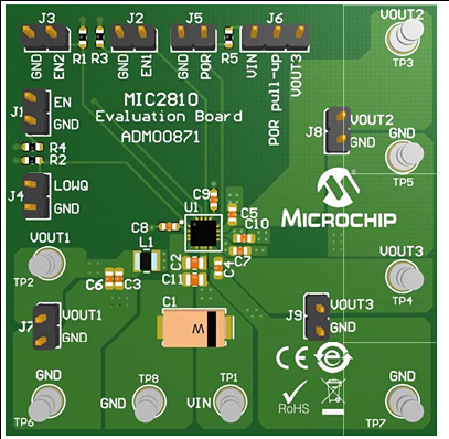 Microchip MIC2810 3 output PMIC for MIC2810 for MIC2810 PMIC