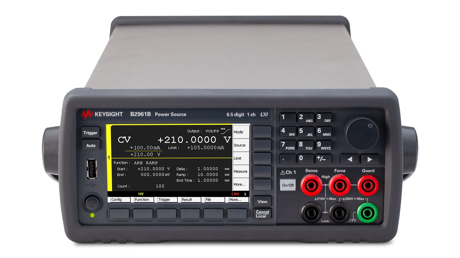 b2961b Keysight Technologies B2961B Series Source Meter, 100 nV → 210 V, 1-Channel, 3 A, 31.8 W Output