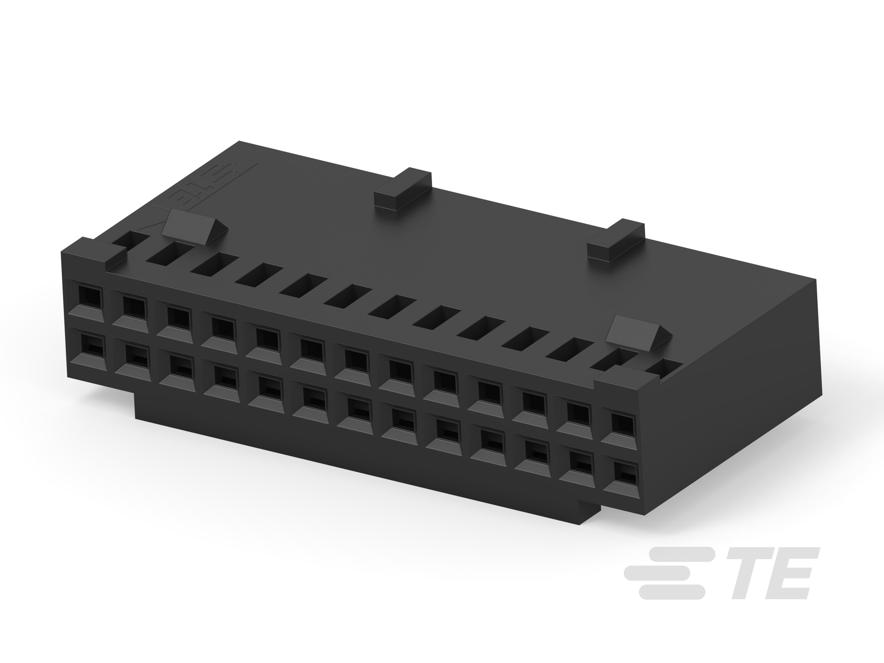 TE Connectivity, AMPMODU Receptacle Housing Plug, 2.54mm Pitch, 26 Way, 2 Row