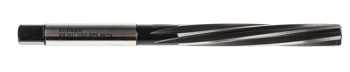 b100160 Dormer 16 mm x 40mm x 175mm HSS Spiral Square Hand Reamer