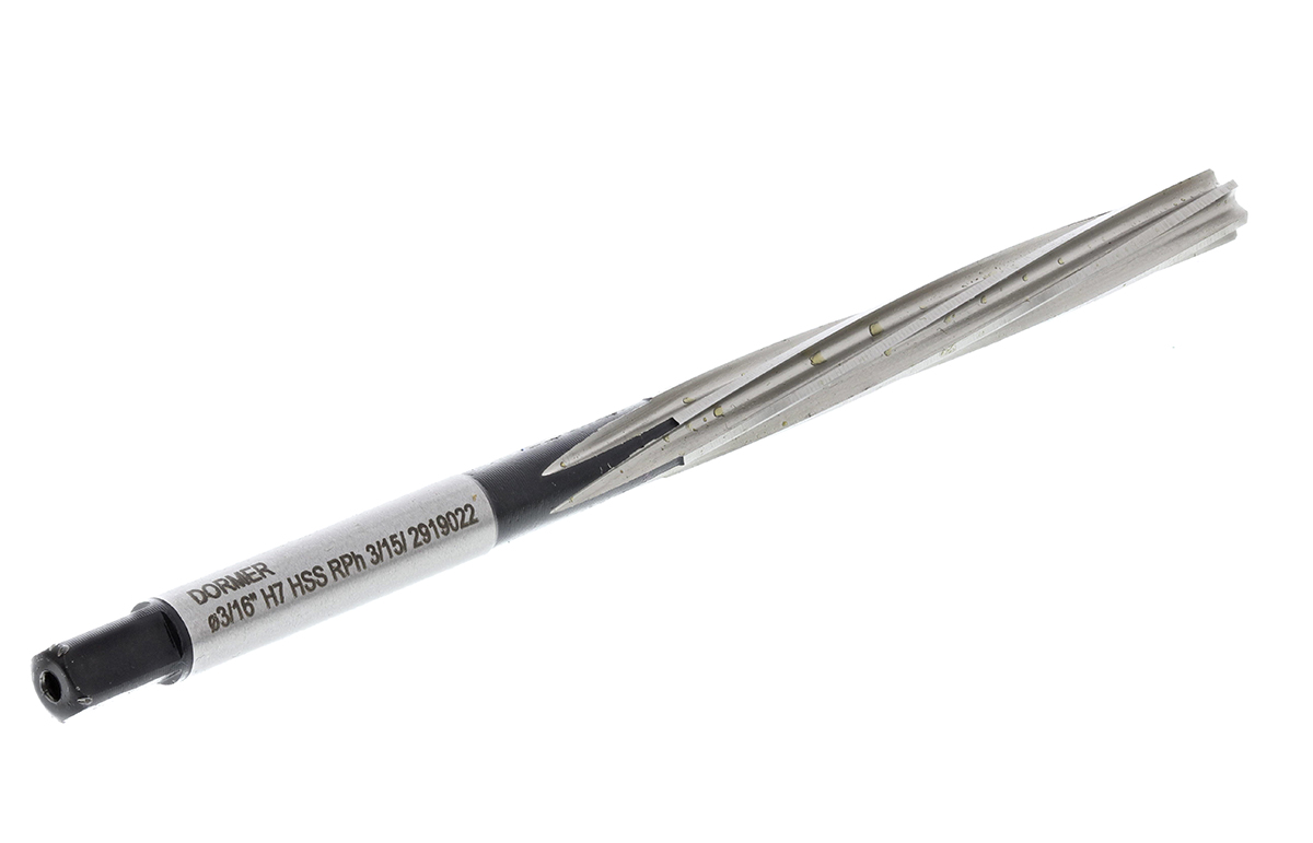 b100316 Dormer 0.19 in x 40mm x 87mm HSS Spiral Square Hand Reamer