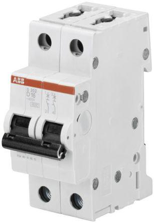 System M Pro S200 MCB Mini Circuit Breaker 2P, 6 A, 6 kA, Curve D
