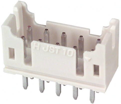 b10b-phdsslfsnp JST PHD Series Straight Through Hole PCB Header, 10 Contact(s), 2 mm Pitch, 2 Row, Shrouded