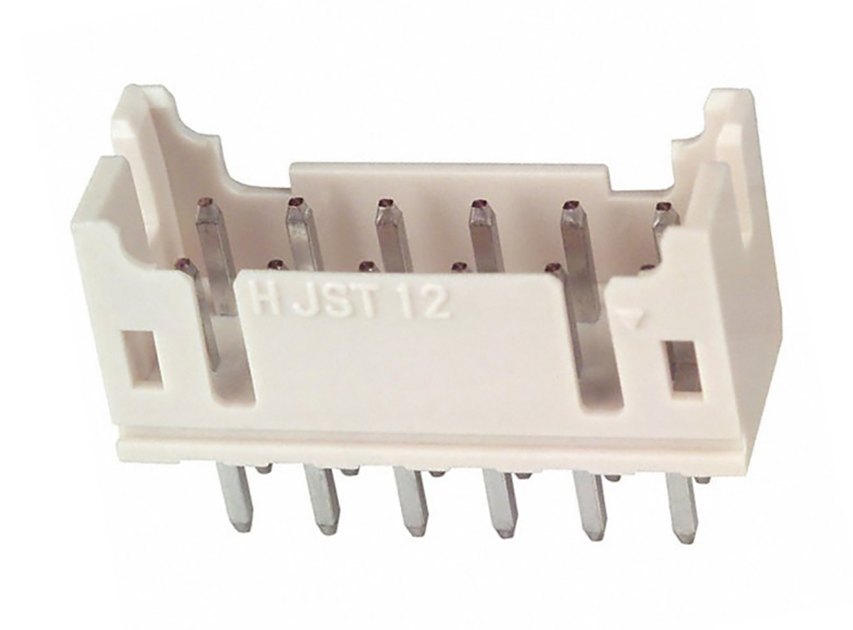 JST PHD Series Straight Through Hole PCB Header, 12 Contact(s), 2 mm Pitch, 2 Row, Shrouded