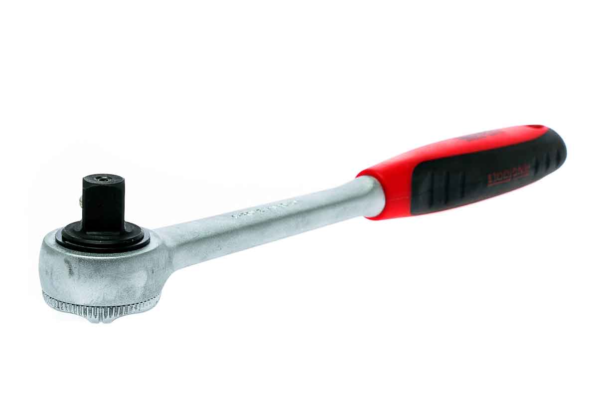 1200-72n Teng Tools 1/2 in Square Ratchet with Ratchet Handle, 43 mm Overall