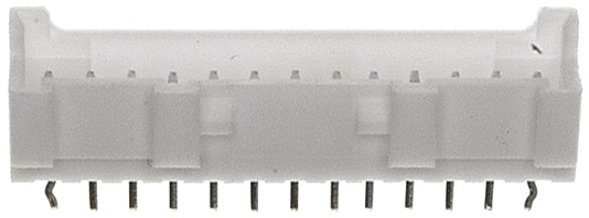 JST PA Series Straight Through Hole PCB Header, 13 Contact(s), 2 mm Pitch, 1 Row, Shrouded