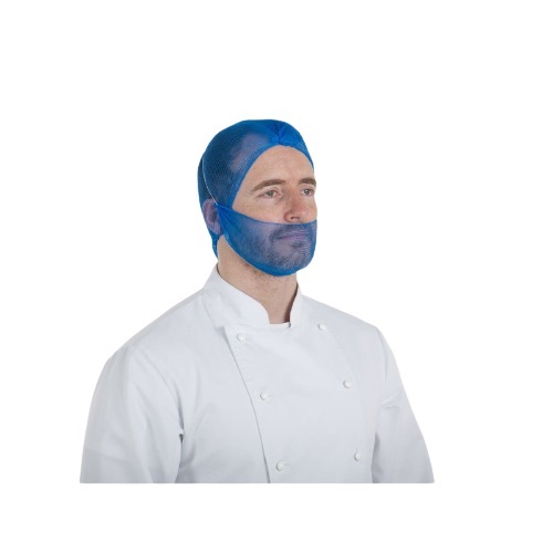 Aburnet Blue for Food and Industrial Applications Use Disposable Beard Mask Viscose