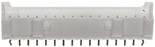 JST PA Series Straight Through Hole PCB Header, 16 Contact(s), 2 mm Pitch, 1 Row, Shrouded